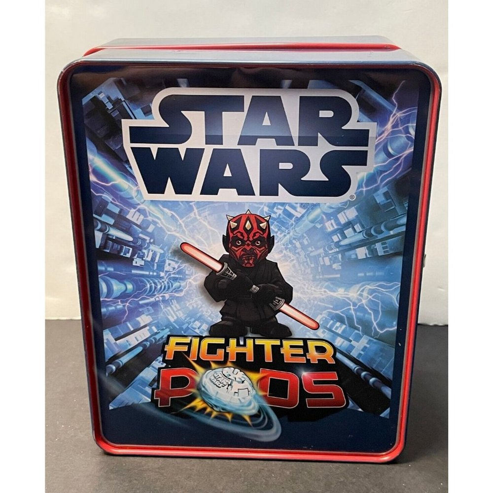 Star Wars Fighter Pods Darth Maul tin case box toy game 2012 Lucasfilm Disney